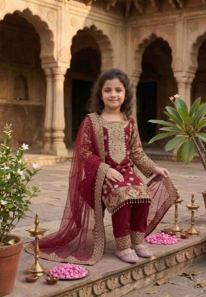 RRK 008 Georgette Kids clothing market in Hyderabad